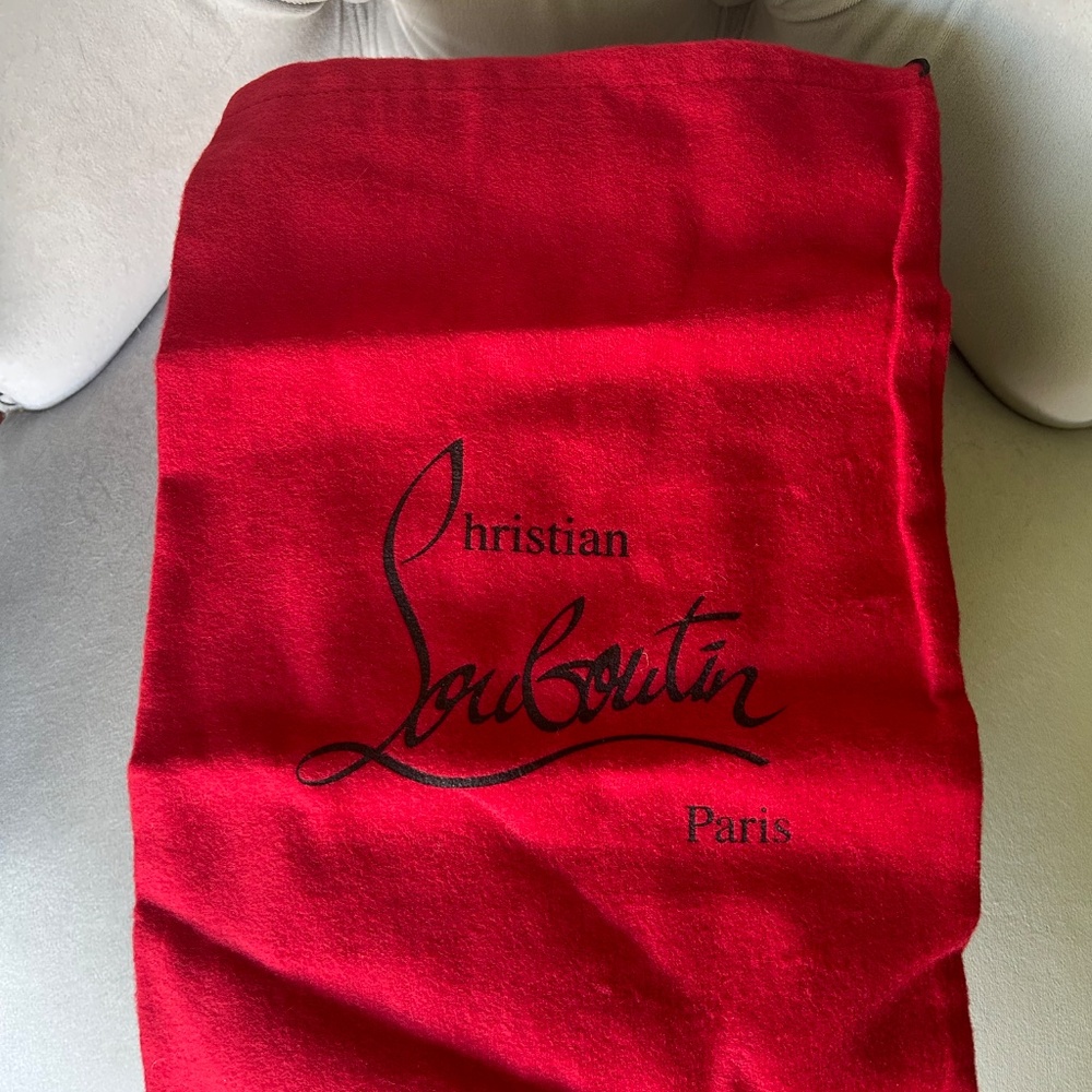 Christian Louboutin Decollete Pumps 100 Black Patent Leather Size 39 - Picture 10 of 10